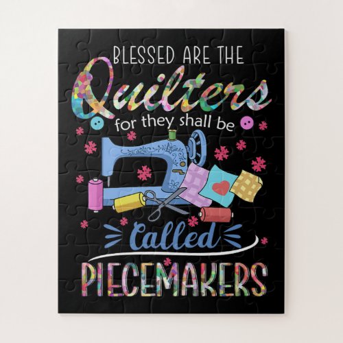 Blessed Quilters Piecemakers Quilting Sewing Ideas Jigsaw Puzzle