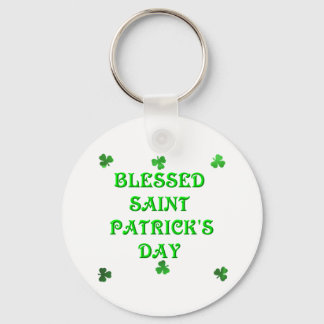 Blessed Saint Patrick's Day (1) Keychain