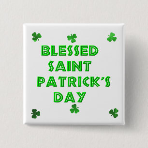 Blessed Saint Patrick's Day (2) Button