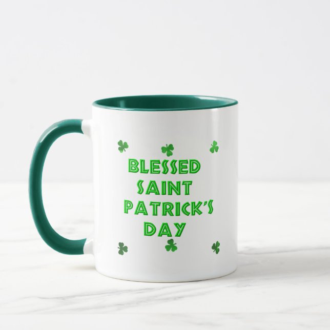 Blessed Saint Patrick's Day (2) Mug (Left)