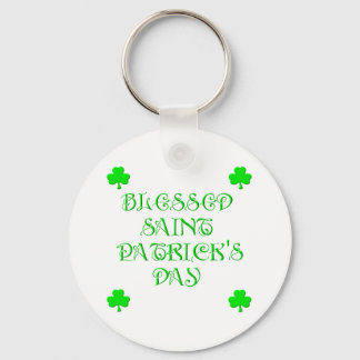 Blessed Saint Patrick's Day (3) Keychain