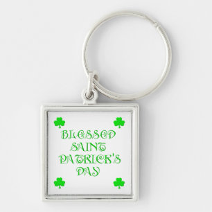 Blessed Saint Patrick's Day (3) Keychain