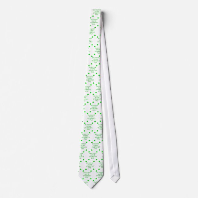 Blessed Saint Patrick's Day (3) Neck Tie (Front)