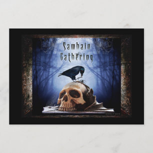 Blessed Samhain Gathering Invitation - The Raven