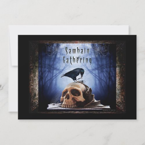 Blessed Samhain Gathering Invitation _ The Raven