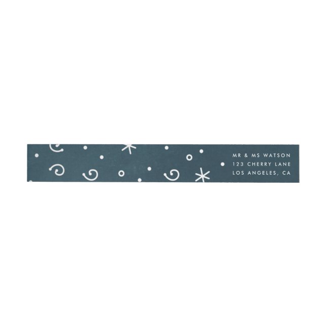 Blessed Season Holiday Christmas Address Label (Individual)