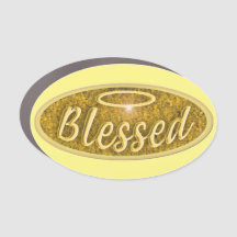 Blessed Shiny Nostalgia Halo Slogan Retro Fun