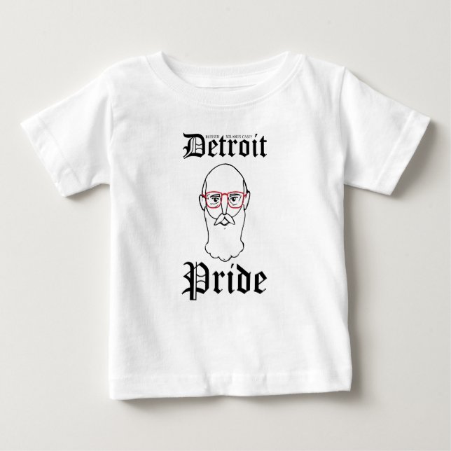 Blessed Solanus Casey (Detroit Pride) Baby T-Shirt (Front)