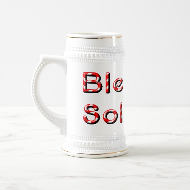 Blessed Solstice Beer Stein (Left)