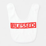 Blessed Stamp Baby Bib