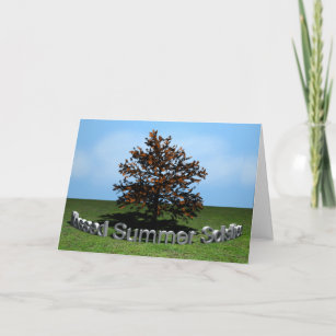 Blessed Summer Solstice Card