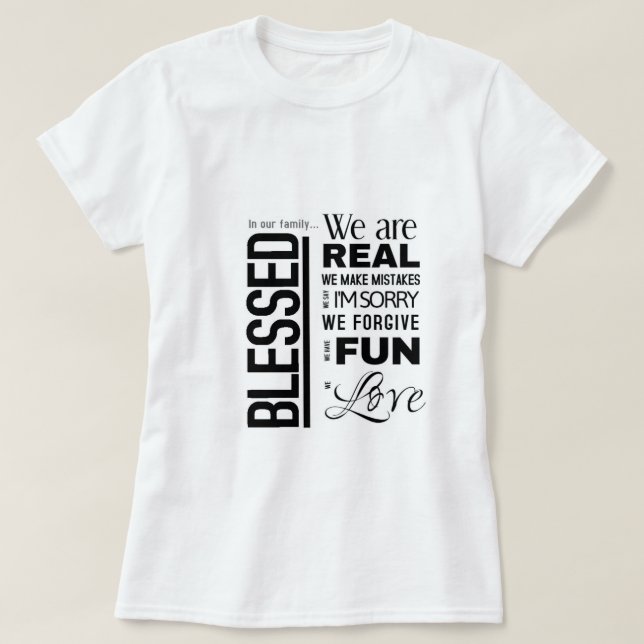 Blessed T-Shirt (Design Front)