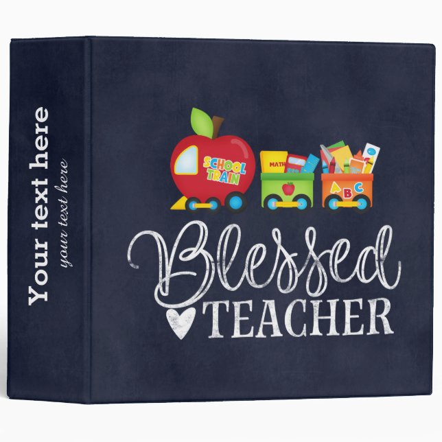 Blessed teacher 3 ring binder (Front/Spine)
