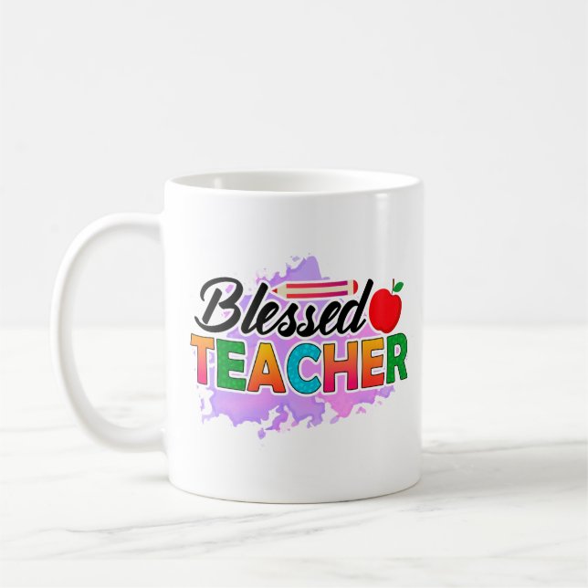 Blessed Teacher Coffee Mug (Left)