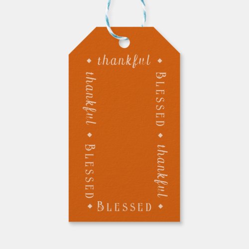 Blessed  thankful Personalized Gift Tags