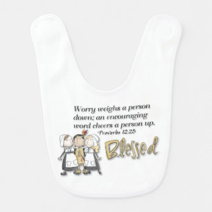 Blessed Thanksgiving Baby Bib
