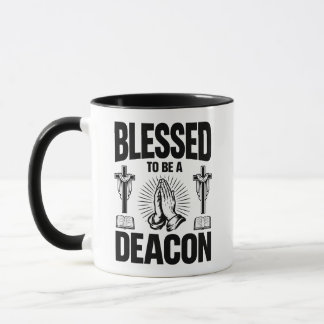 Blessed to Be a Deacon Inspirational Prayer Mug