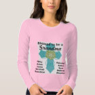 Blessed to be a Grandma Teal Cross Shirt