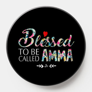 Blessed To Be Called Amma Christmas PopSocket