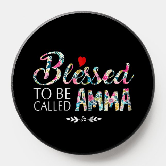 Blessed To Be Called Amma Christmas PopSocket (Popsocket)