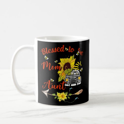 Blessed To Be Called Aunt Gnome Sunflower Mothers Coffee Mug