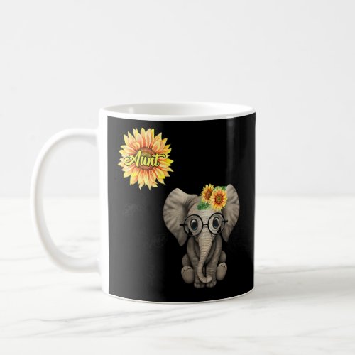 Blessed To Be Called Aunt Hippie Elephant Tshirt A Coffee Mug