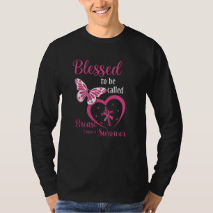 Blessed To Be Called Breast Cancer Survivor Faith T-Shirt