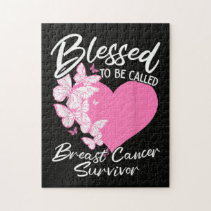 Blessed to Be Called Breast Cancer Survivor Jigsaw Puzzle