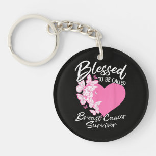 Blessed to Be Called Breast Cancer Survivor  Keychain