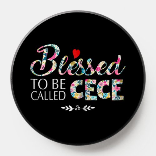 Blessed to be called Cece Colorful For Grandma PopSocket