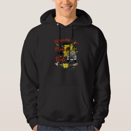 Blessed To Be Called Dede Gnome Sunflower Mothers Hoodie