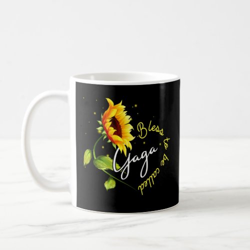 Blessed To Be Called Gaga Sunflower Grandma  Coffee Mug