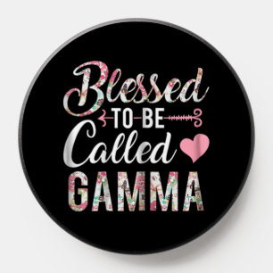 Blessed To Be Called Gamma Sunflower Christmas PopSocket