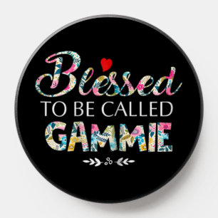 Blessed To Be Called Gammie Cute Sunflower Xmas PopSocket