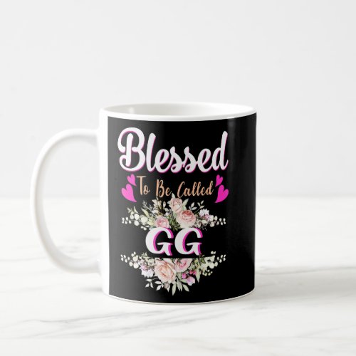 Blessed To Be Called GG Floral Womens GG Mothers D Coffee Mug