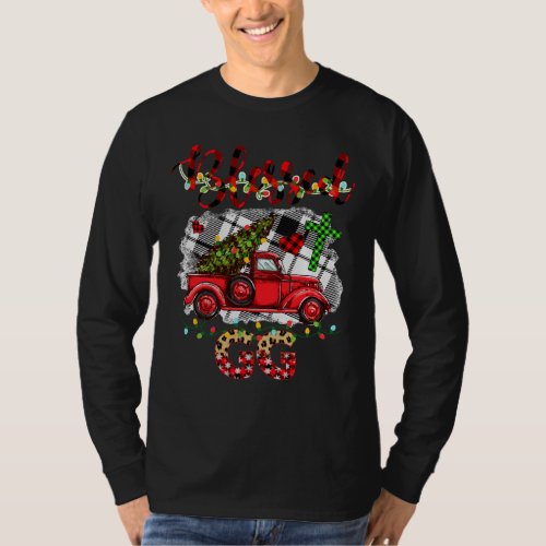 Blessed To Be Called Gigi Christmas Red Truck T_Shirt