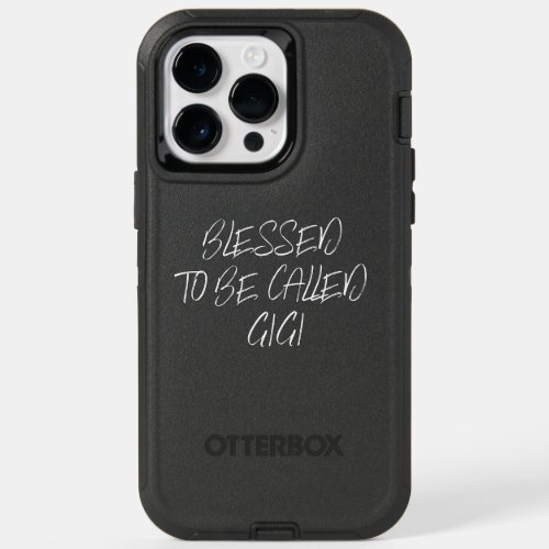 Blessed To Be Called Gigi OtterBox iPhone 14 Pro Max Case