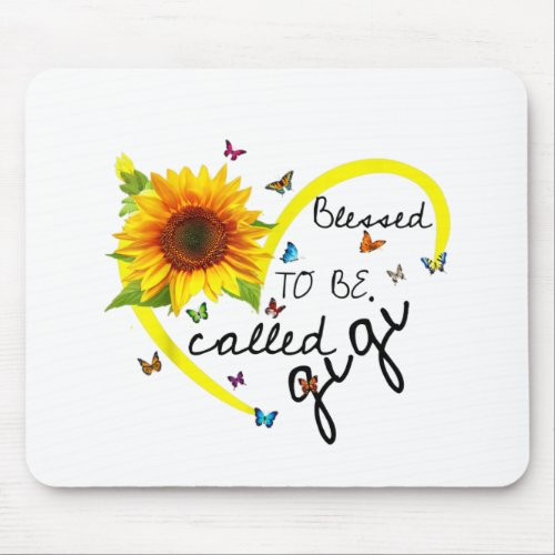 Blessed To Be Called Gigi Sunflower Gifts Mouse Pad