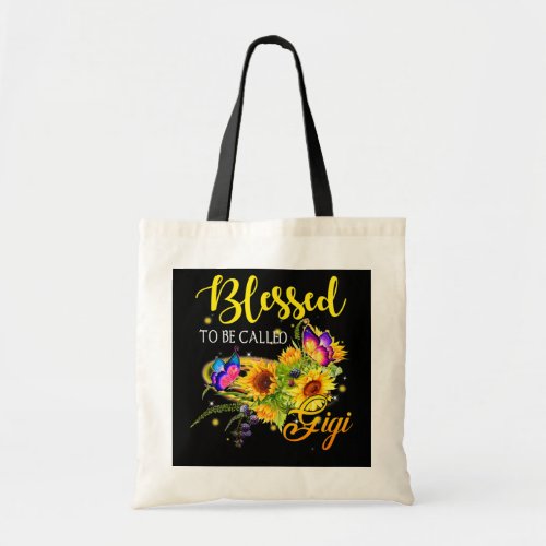 Blessed To Be Called Gigi Sunflower Mothers Day Tote Bag