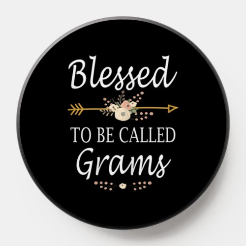 Blessed to be called Gram Colorful funny Grandma PopSocket