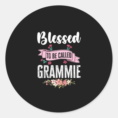 Blessed To Be Called Grammie Classic Round Sticker