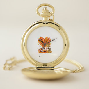 Blessed To Be Called Grammy Gnome Fall Thanksgivin Pocket Watch