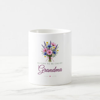Blessed to Be Called Grandma Coffee Mug