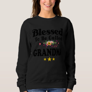 Blessed To Be Called Grandma Cute Mother s Day Sun Sweatshirt