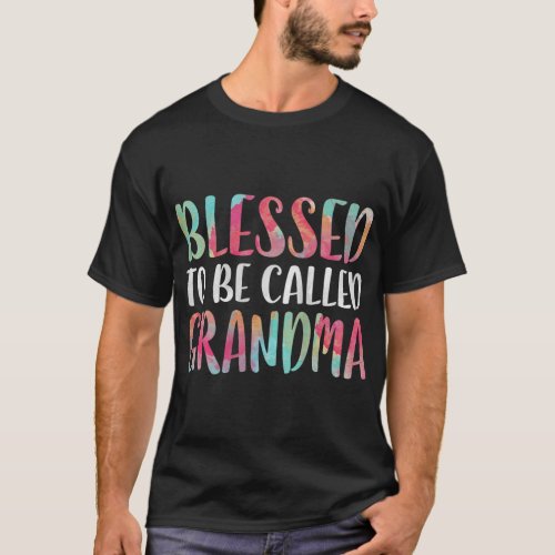 Blessed To Be Called Grandma Mothers Day T_Shirt