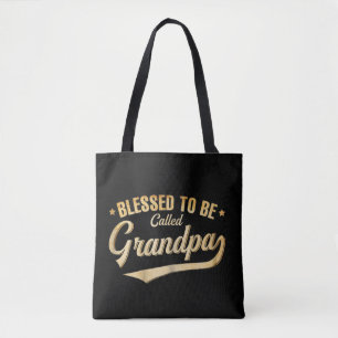 Blessed To Be Called Grandpa Father's Day Xmas Tote Bag