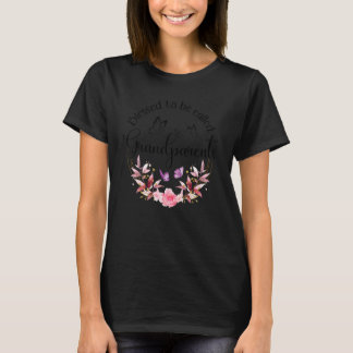 Blessed To Be Called Grandparents Women Floral Dec T-Shirt