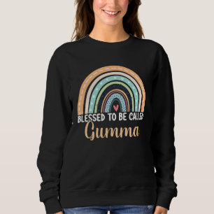 Blessed To Be Called Gumma Rainbow Mothers Day Gum Sweatshirt
