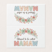 Blessed to be called Mamaw (Outside Unfolded)