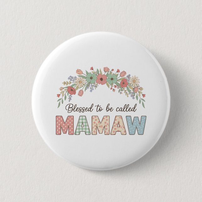 Blessed to be called Mamaw Button (Front)